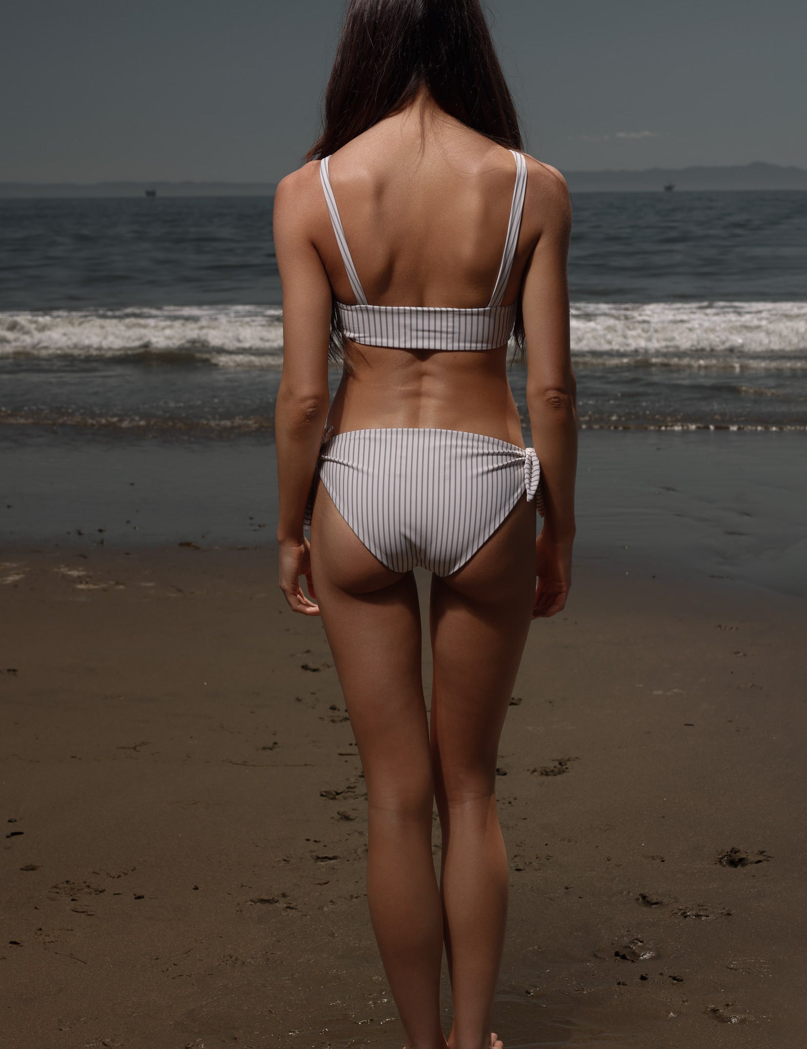 Terry Bottom - Cream Ticking Stripe - Heidi Merrick