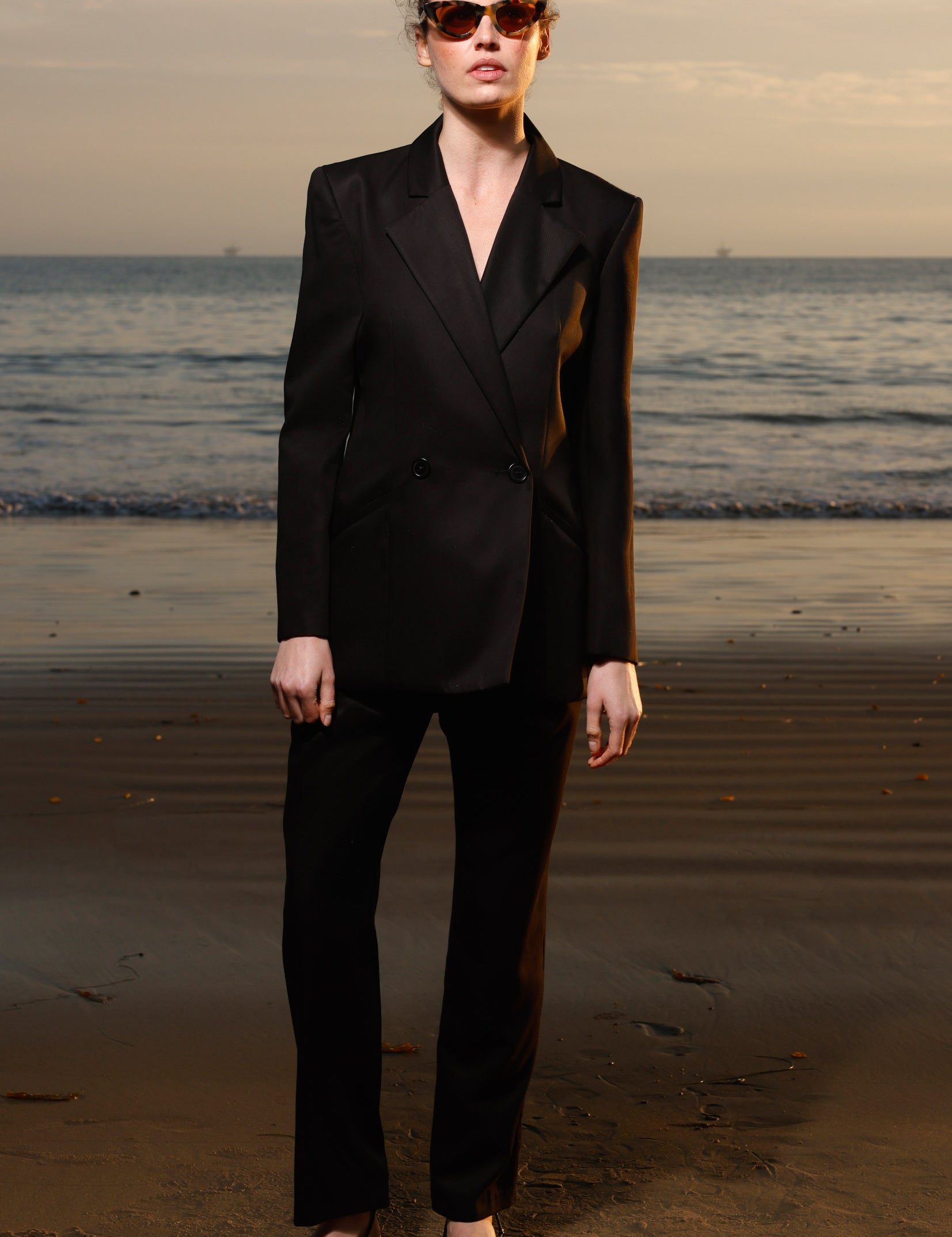 Mars Blazer - Noir - Heidi Merrick