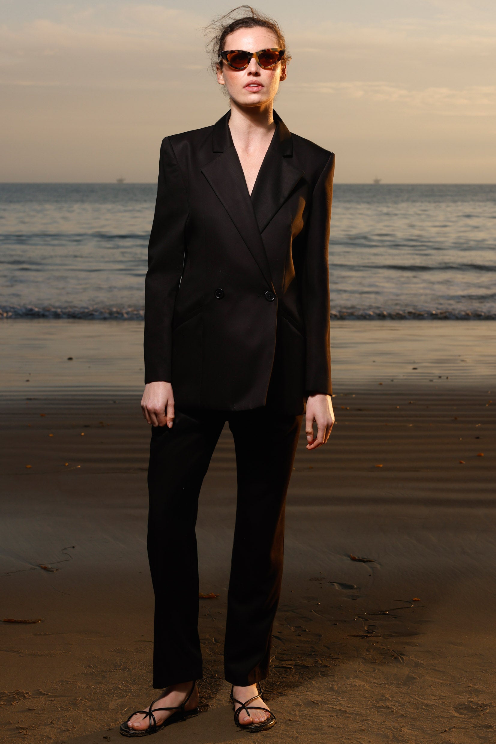 Mars Blazer - Noir - Heidi Merrick