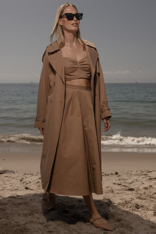 Calvi Top - Caramel Trench