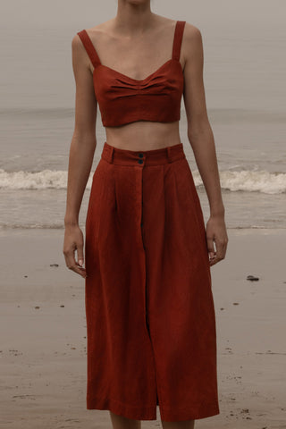 Camille Skirt - Sienna Silk & Hemp