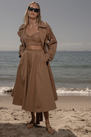 Calvi Top - Caramel Trench