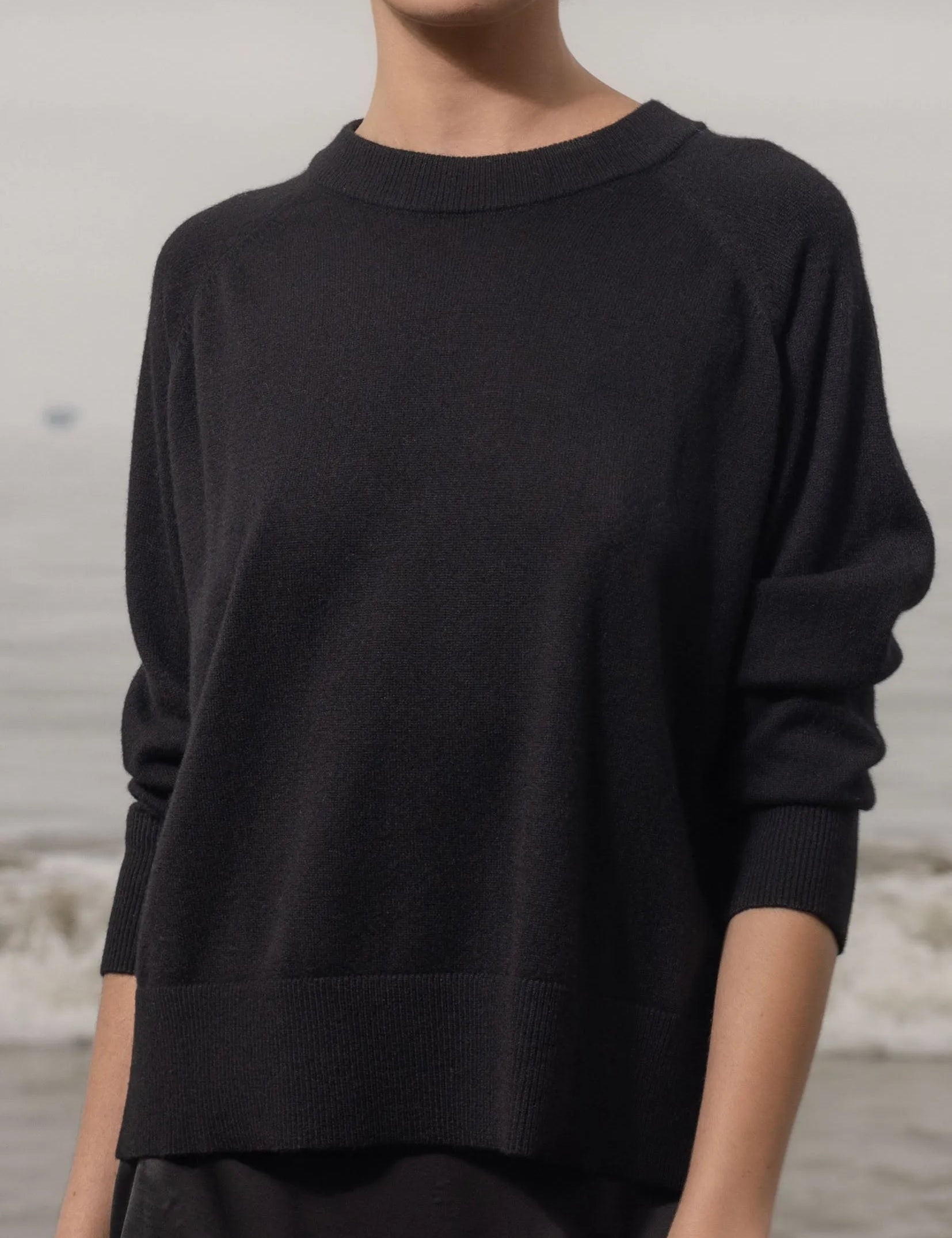 Daily Sweater - Noir - Heidi Merrick