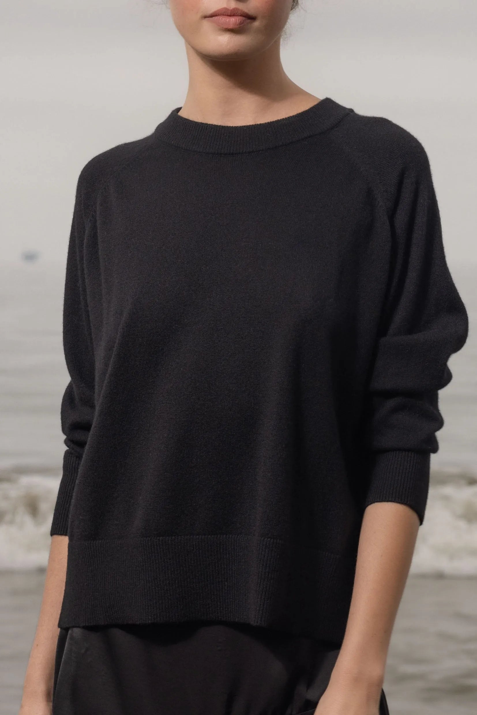 Daily Sweater - Noir - Heidi Merrick