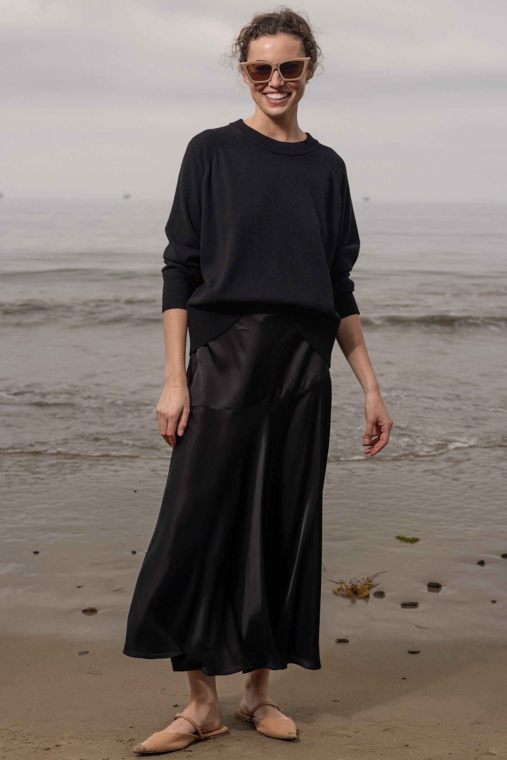 Daily Sweater - Noir - Heidi Merrick