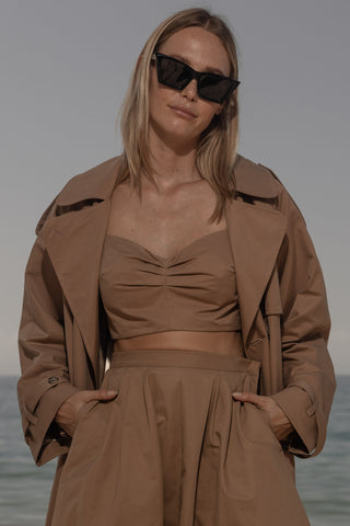 Calvi Top - Caramel Trench