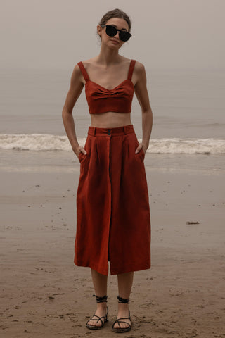 Camille Skirt - Sienna Silk & Hemp