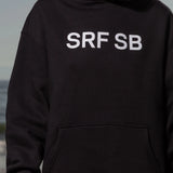 SRF SB Unisex Hoodie - Cream on Black - Heidi Merrick