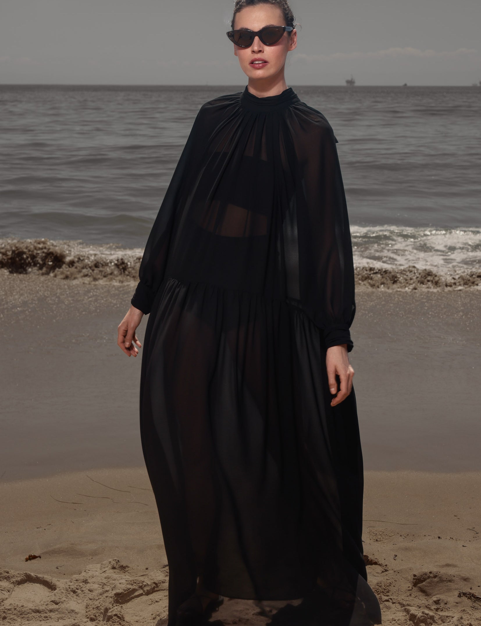 Gaia Dress - Black - Heidi Merrick