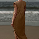 Prose Kaftan - Sable Lurex Gauze