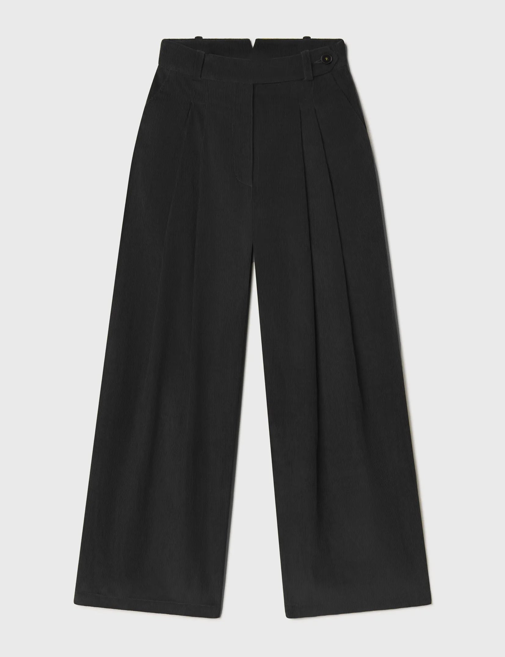 Chaplin Pant - Noir Corduroy - Heidi Merrick