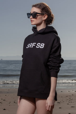 SUDADERA SRF LA CLASSIC - NEGRO SOBRE NEGRO