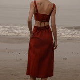Calvi Top - Sienna Silk & Hemp - Heidi Merrick