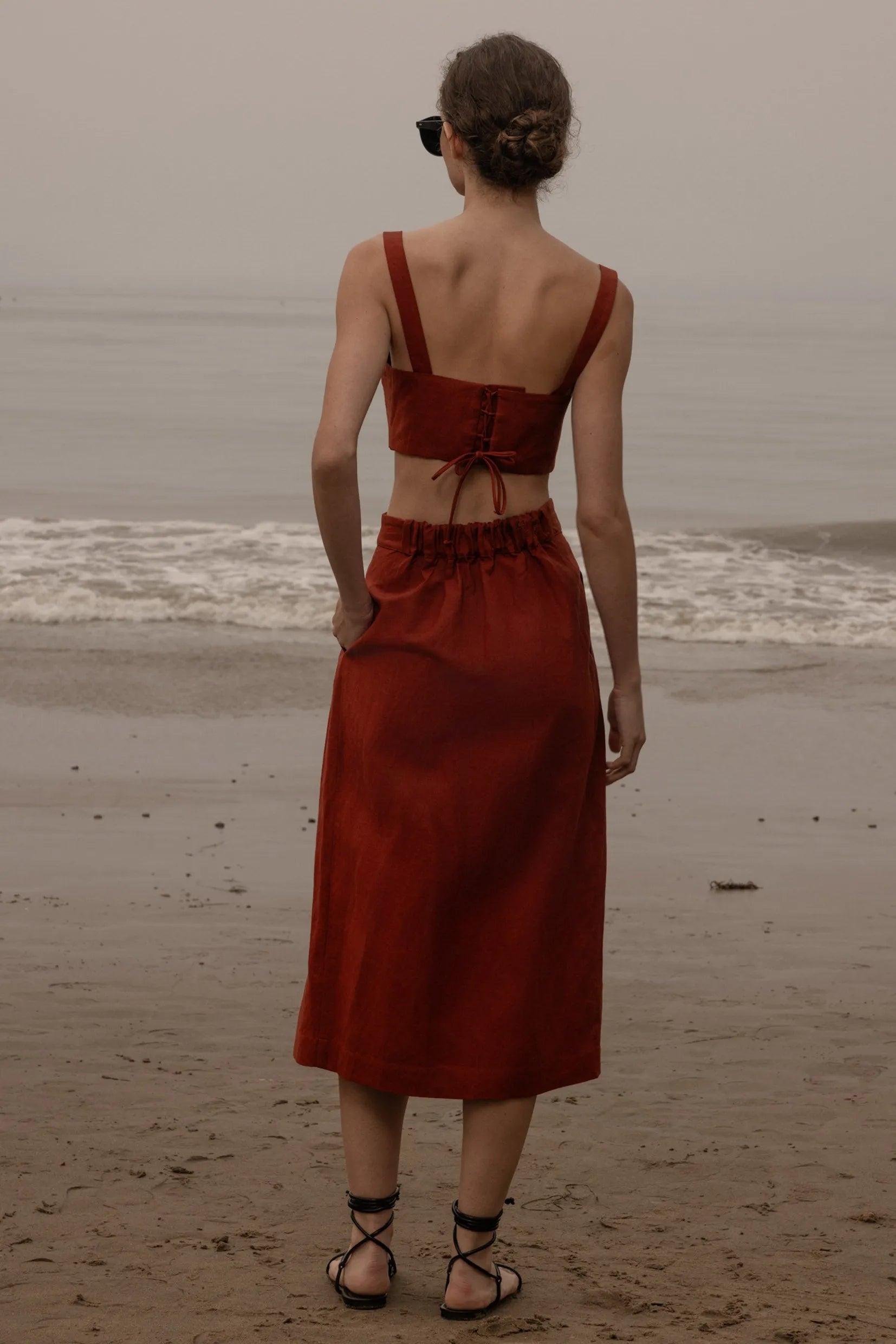 Calvi Top - Sienna Silk & Hemp - Heidi Merrick
