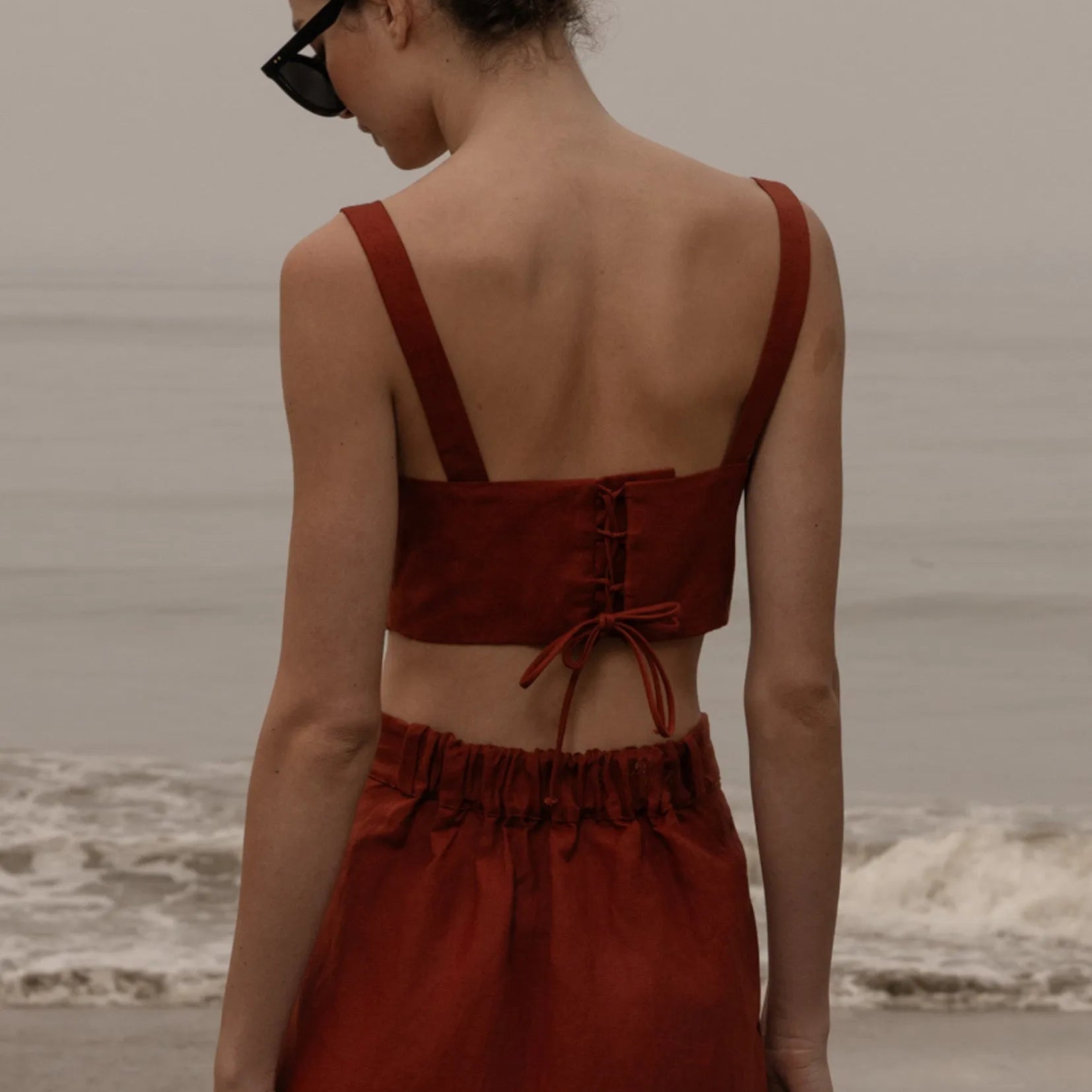 Calvi Top - Sienna Silk & Hemp - Heidi Merrick