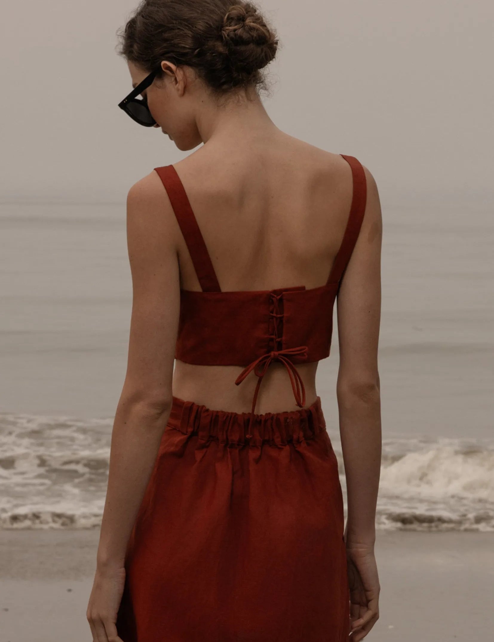 Calvi Top - Sienna Silk & Hemp - Heidi Merrick