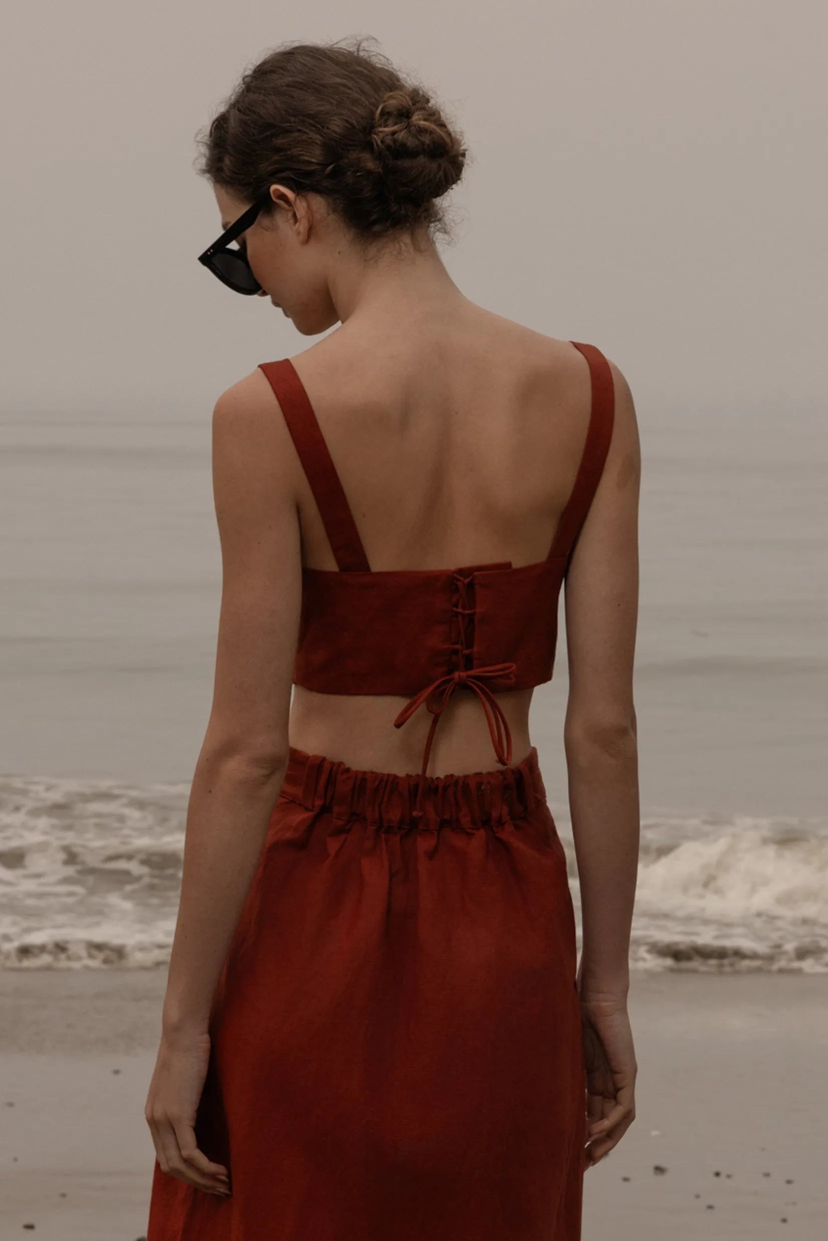 Calvi Top - Sienna Silk & Hemp - Heidi Merrick