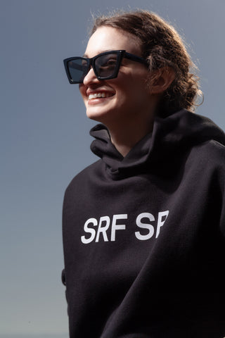 SUDADERA SRF LA CLASSIC - NEGRO SOBRE NEGRO