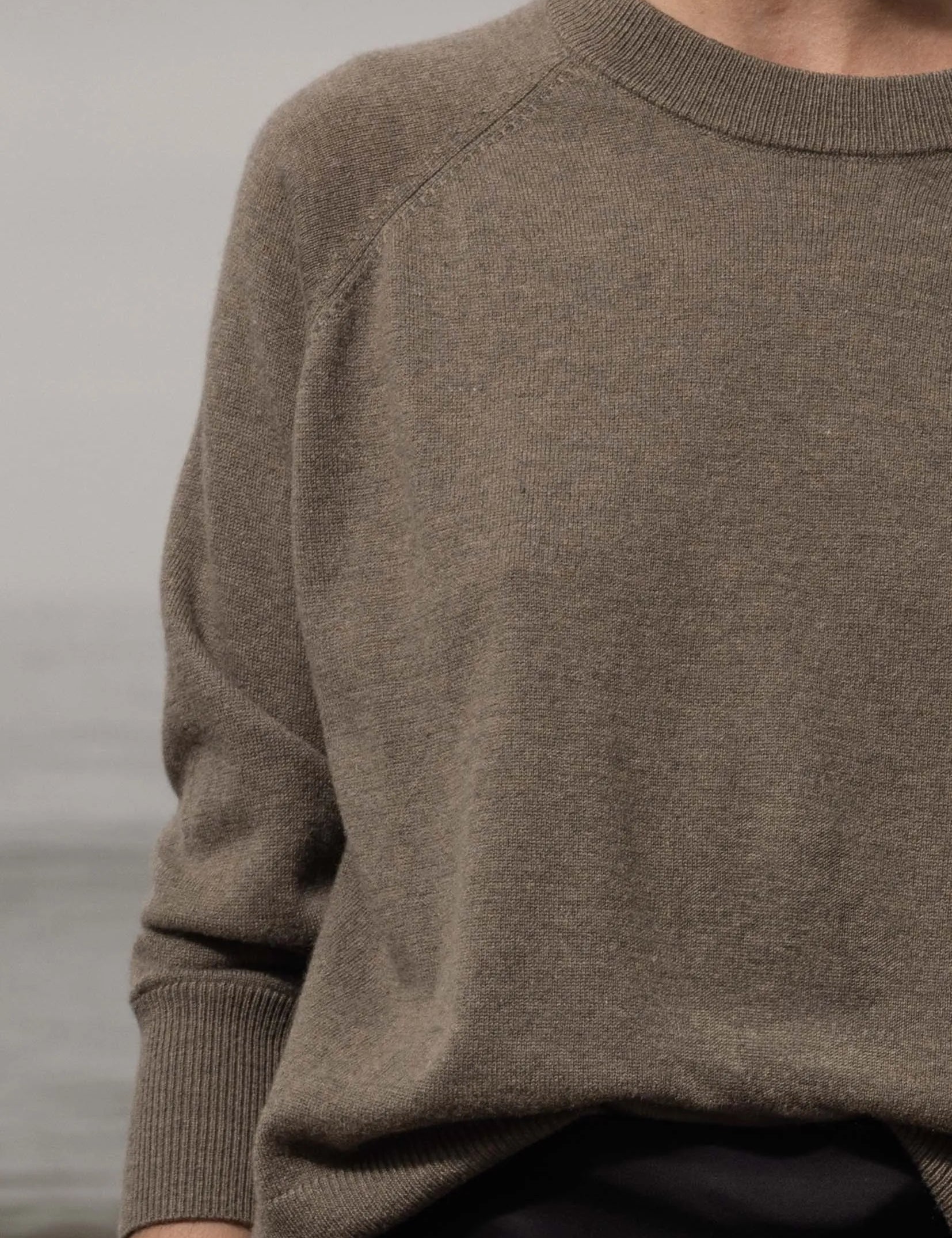 Daily Sweater - Stone - Heidi Merrick