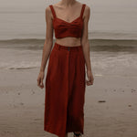 Calvi Top - Sienna Silk & Hemp - Heidi Merrick