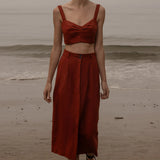 Calvi Top - Sienna Silk & Hemp - Heidi Merrick