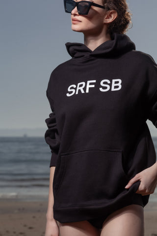 SUDADERA SRF LA CLASSIC - NEGRO SOBRE NEGRO