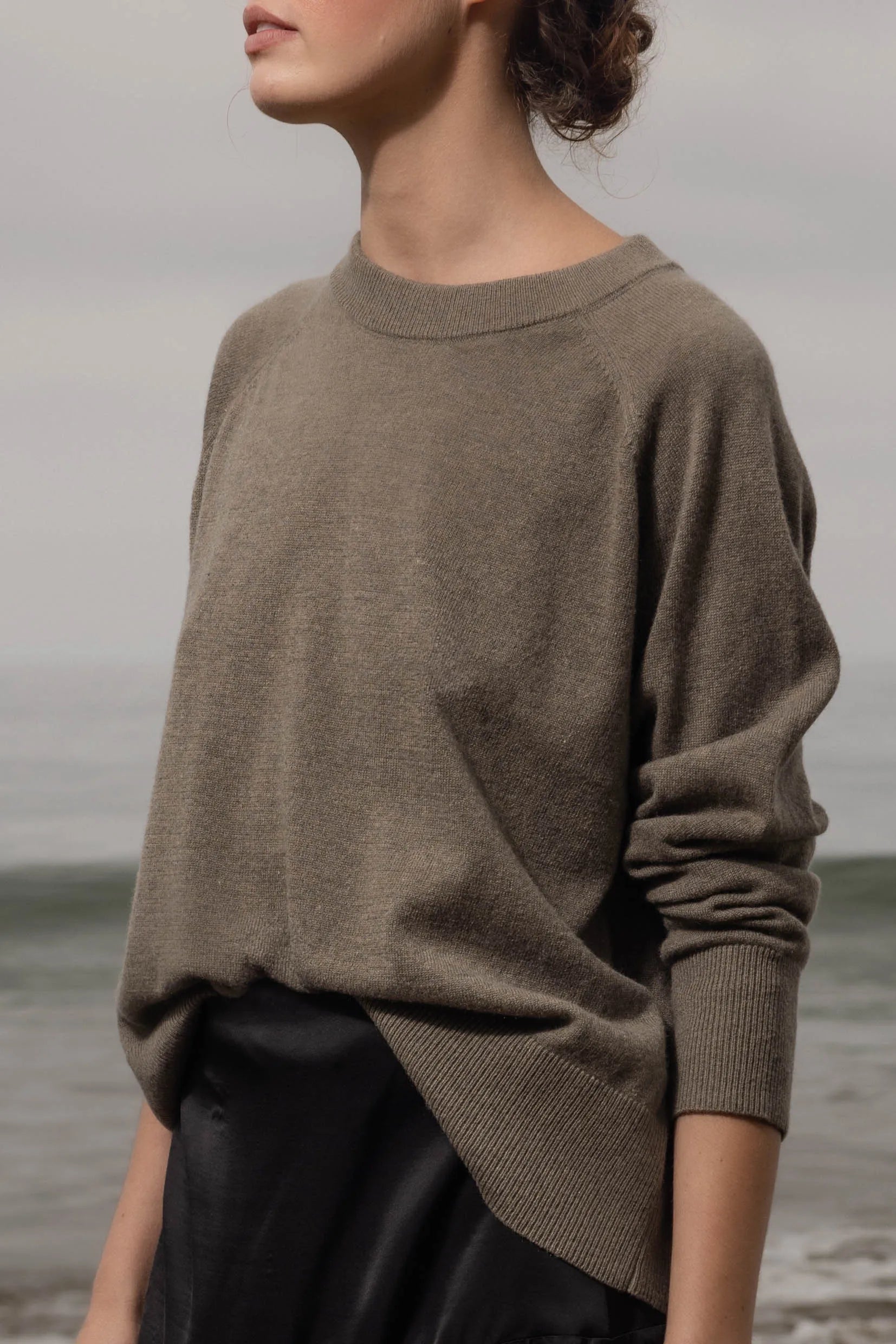 Daily Sweater - Stone - Heidi Merrick