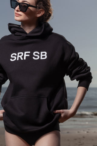 SUDADERA SRF LA CLASSIC - NEGRO SOBRE NEGRO