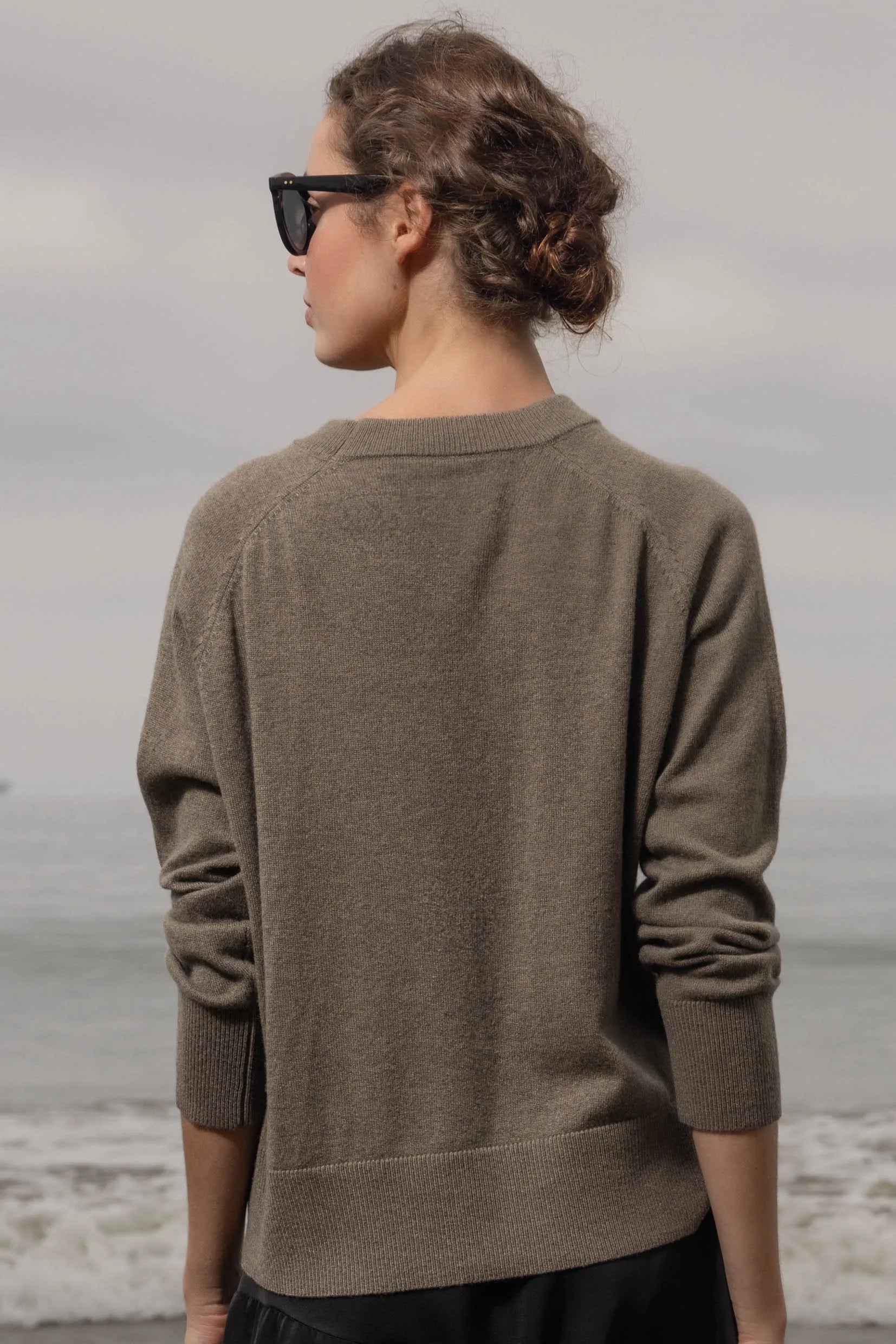 Daily Sweater - Stone - Heidi Merrick