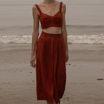 Camille Skirt - Sienna Silk & Hemp - Heidi Merrick