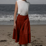 Contessa Skirt - Sienna Silk & Hemp