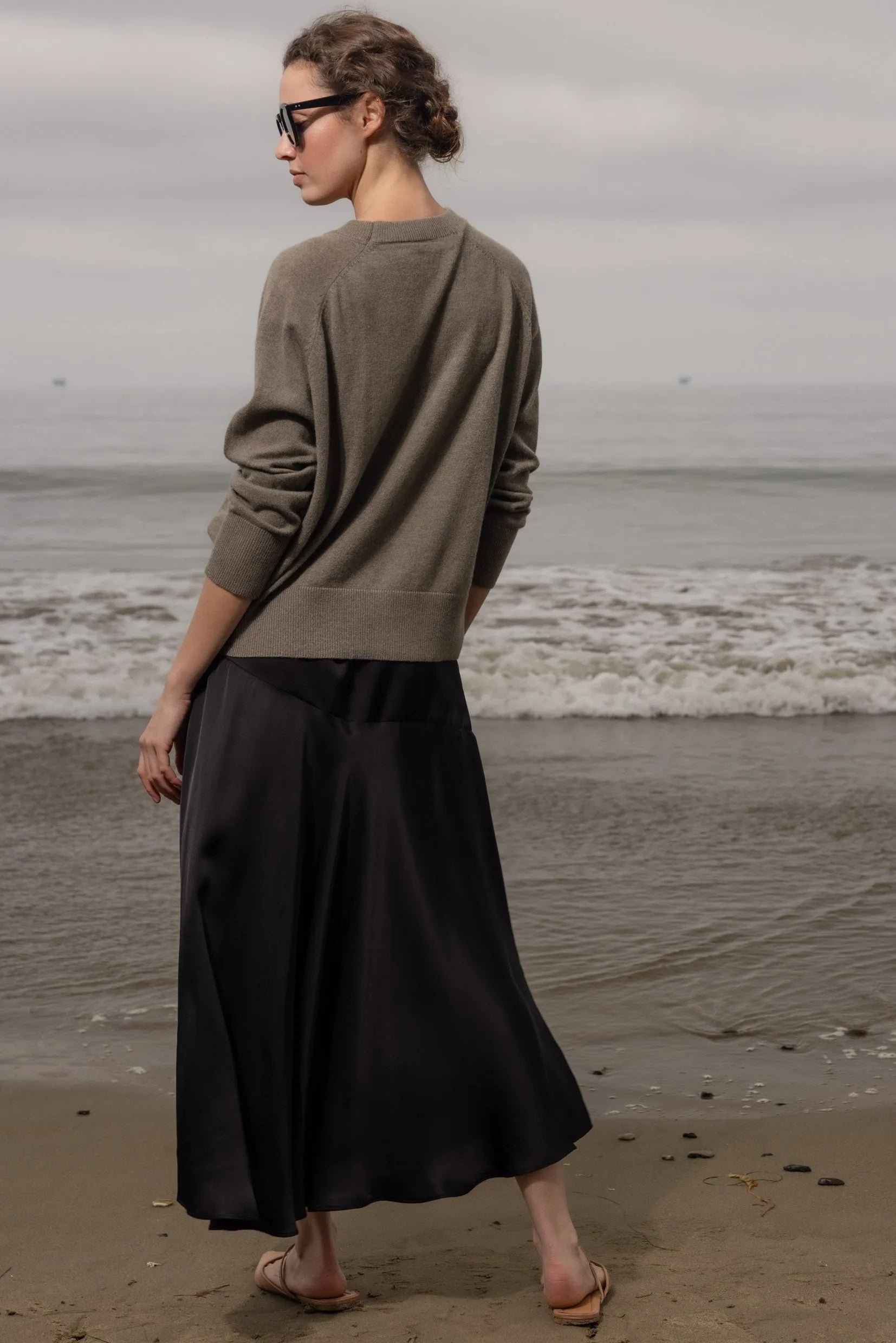 Daily Sweater - Stone - Heidi Merrick