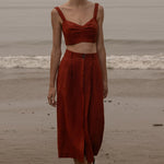 Calvi Top - Sienna Silk & Hemp - Heidi Merrick