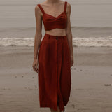 Calvi Top - Sienna Silk & Hemp - Heidi Merrick