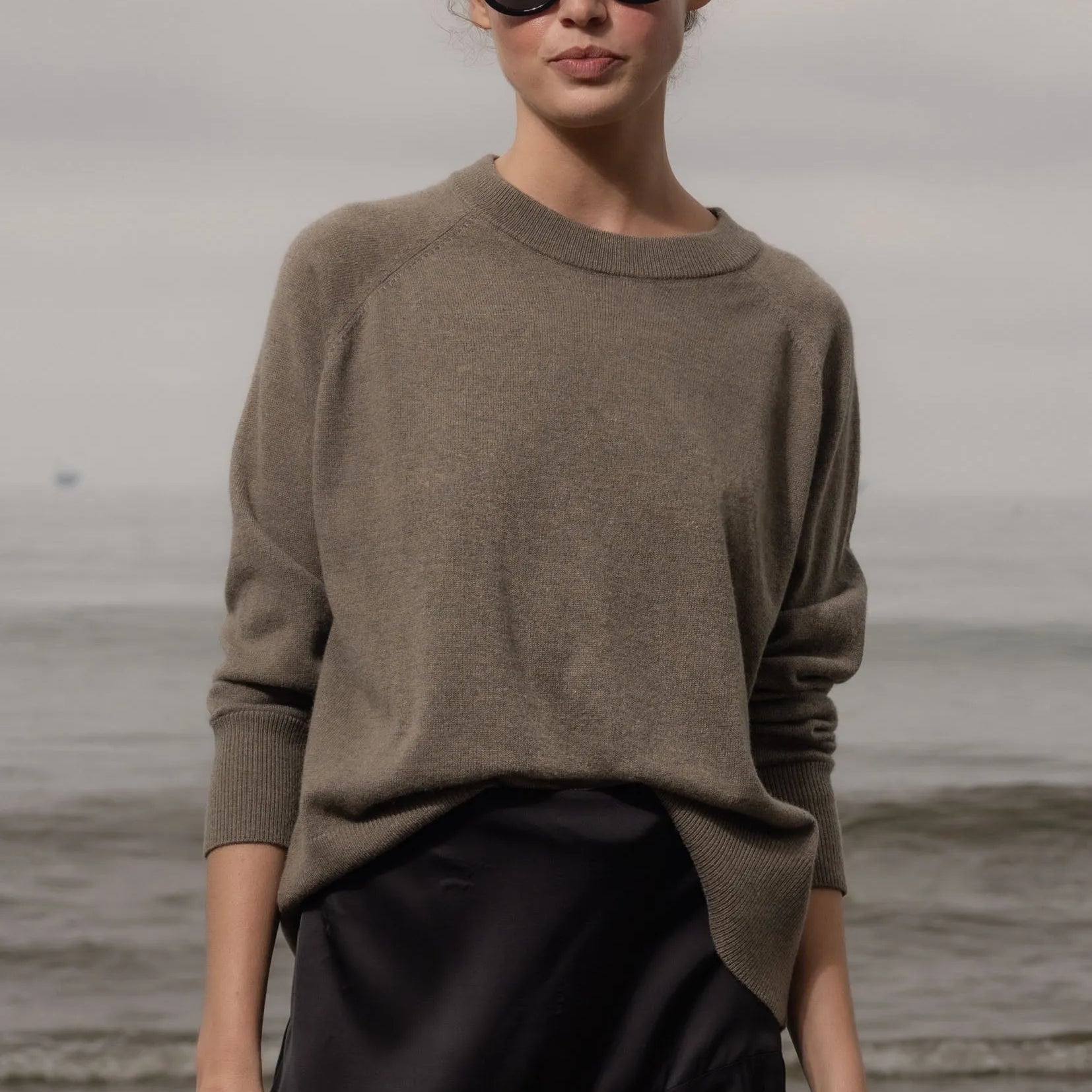 Daily Sweater - Stone - Heidi Merrick