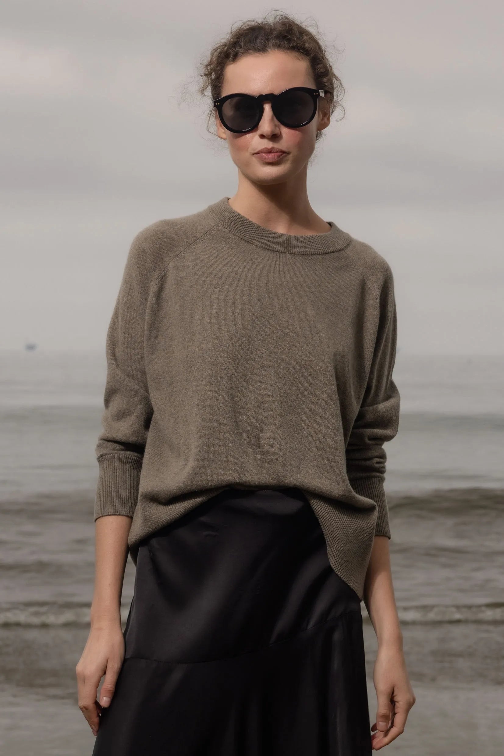 Daily Sweater - Stone - Heidi Merrick