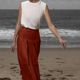Contessa Skirt - Sienna Silk & Hemp