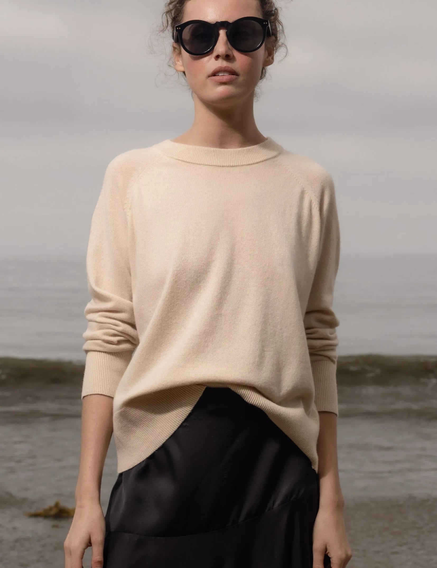 Daily Sweater - Antique Cream - Heidi Merrick