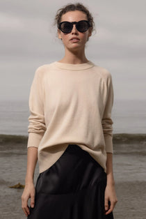 Daily Sweater - Antique Cream - Heidi Merrick