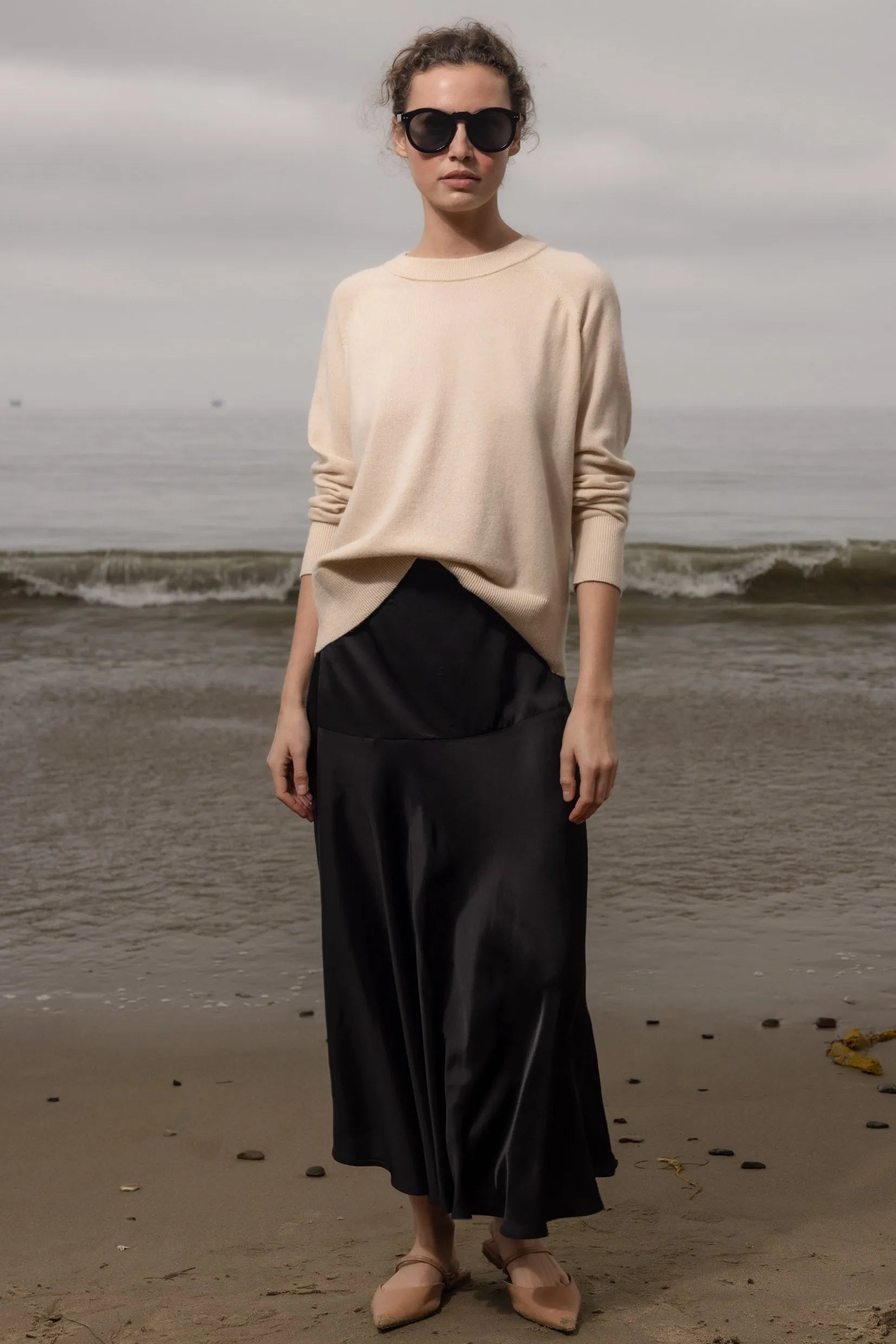 Daily Sweater - Antique Cream - Heidi Merrick