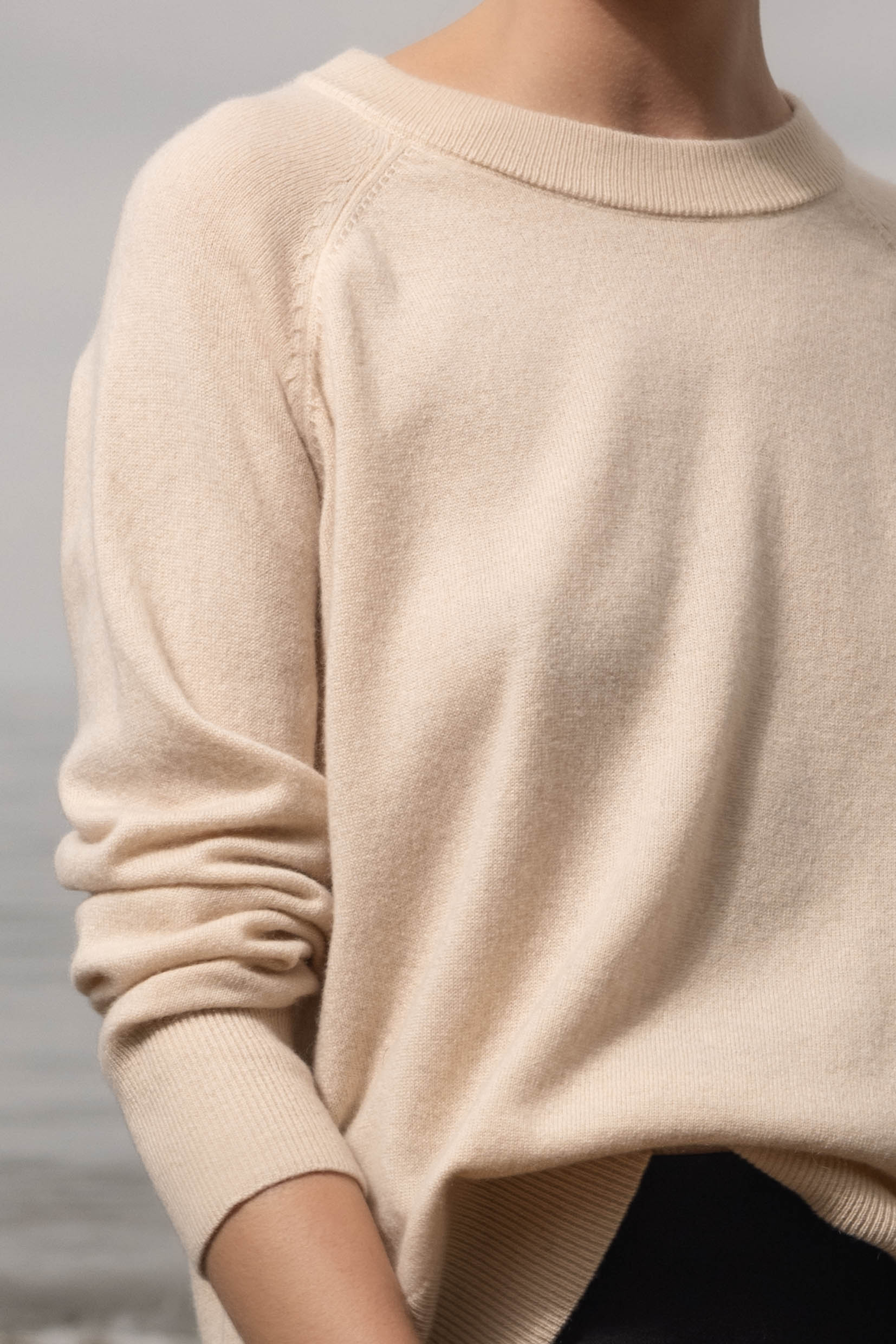 Daily Sweater - Antique Cream - Heidi Merrick