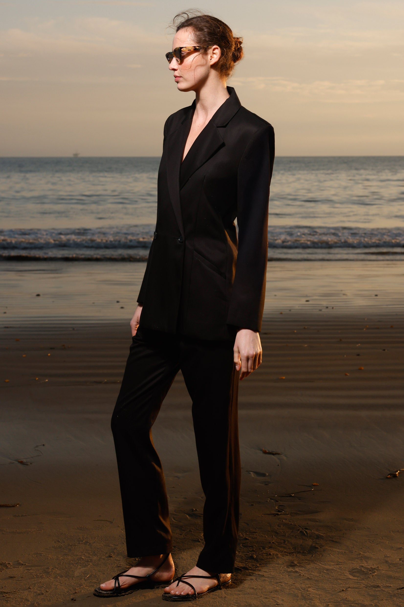 Mars Blazer - Noir - Heidi Merrick