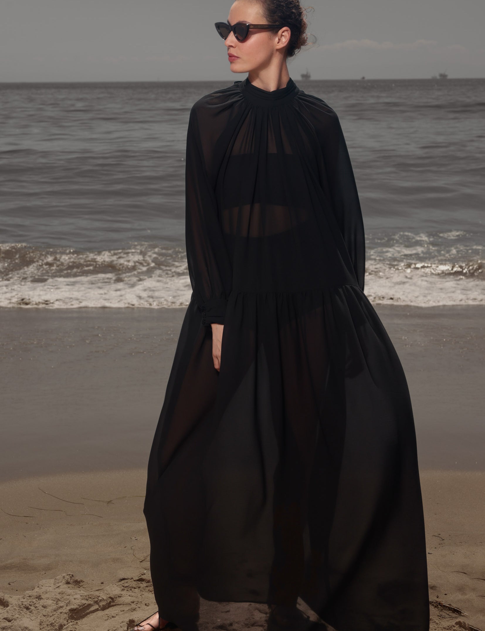 Gaia Dress - Black - Heidi Merrick