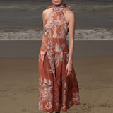 Ginger Dress - Orange Batik
