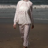 Missive Blouse - Clair de Lune Lace - Heidi Merrick