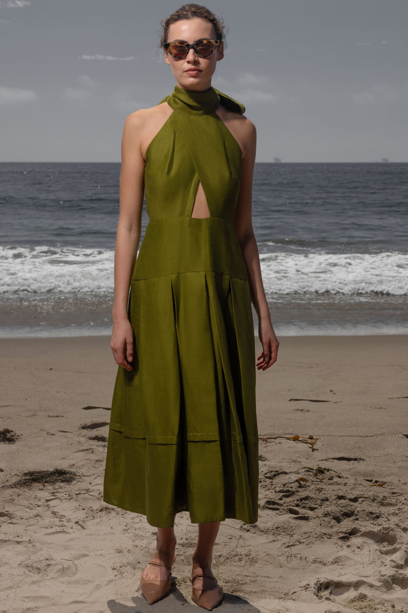 Ginger Dress - Frog Linen - Heidi Merrick