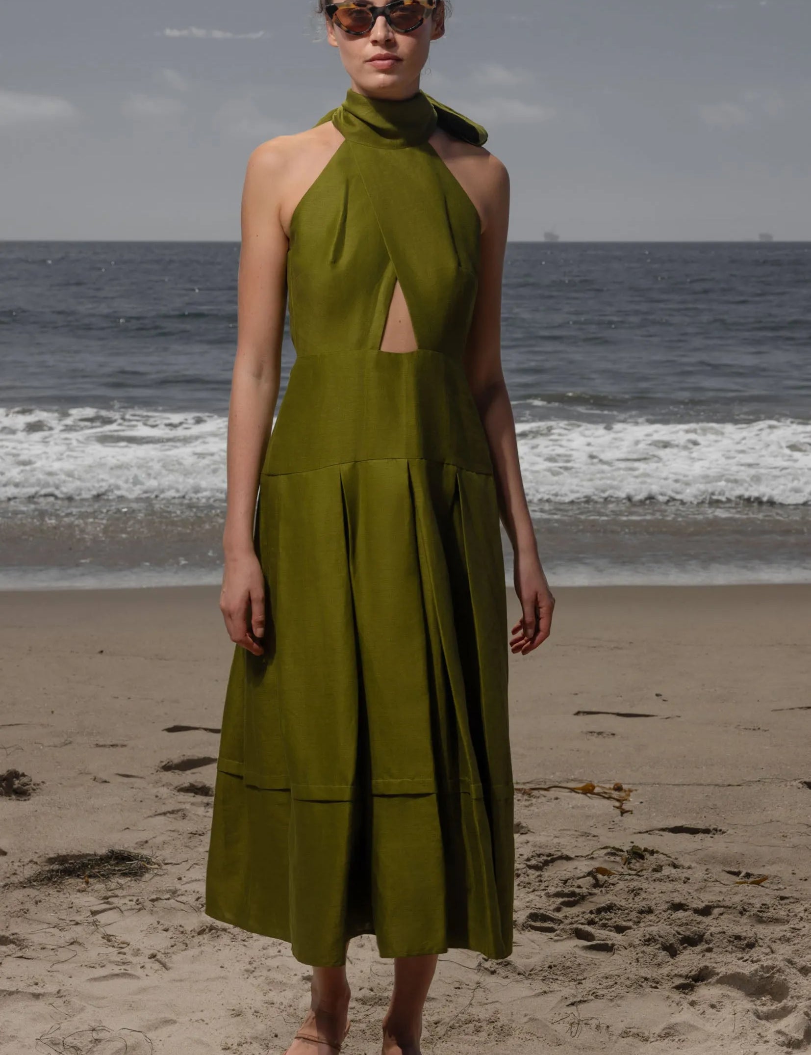 Ginger Dress - Frog Linen - Heidi Merrick