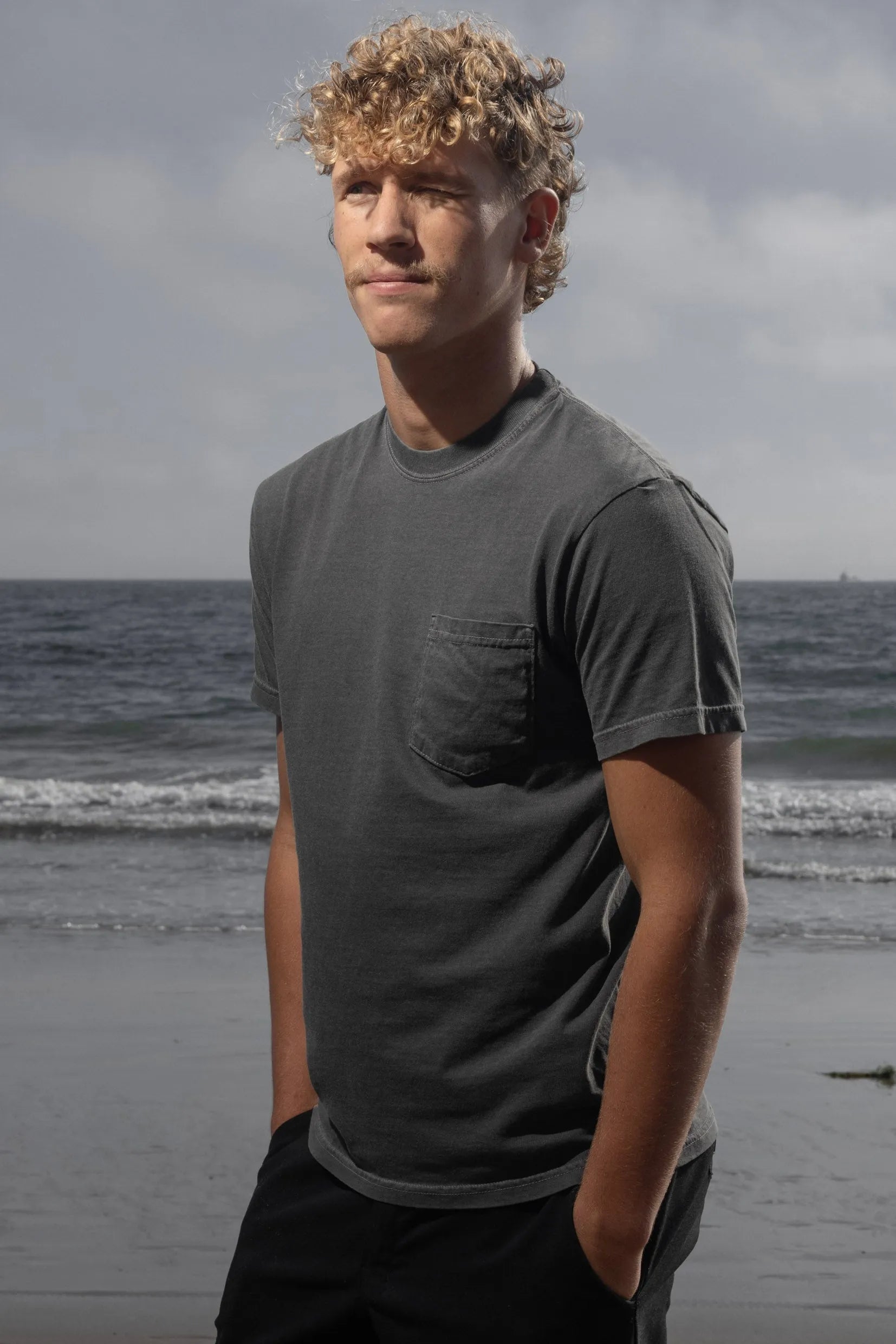 SRF Guy Tee - Ash - Heidi Merrick