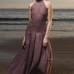 Nysa Dress - Lavender Linen - Heidi Merrick