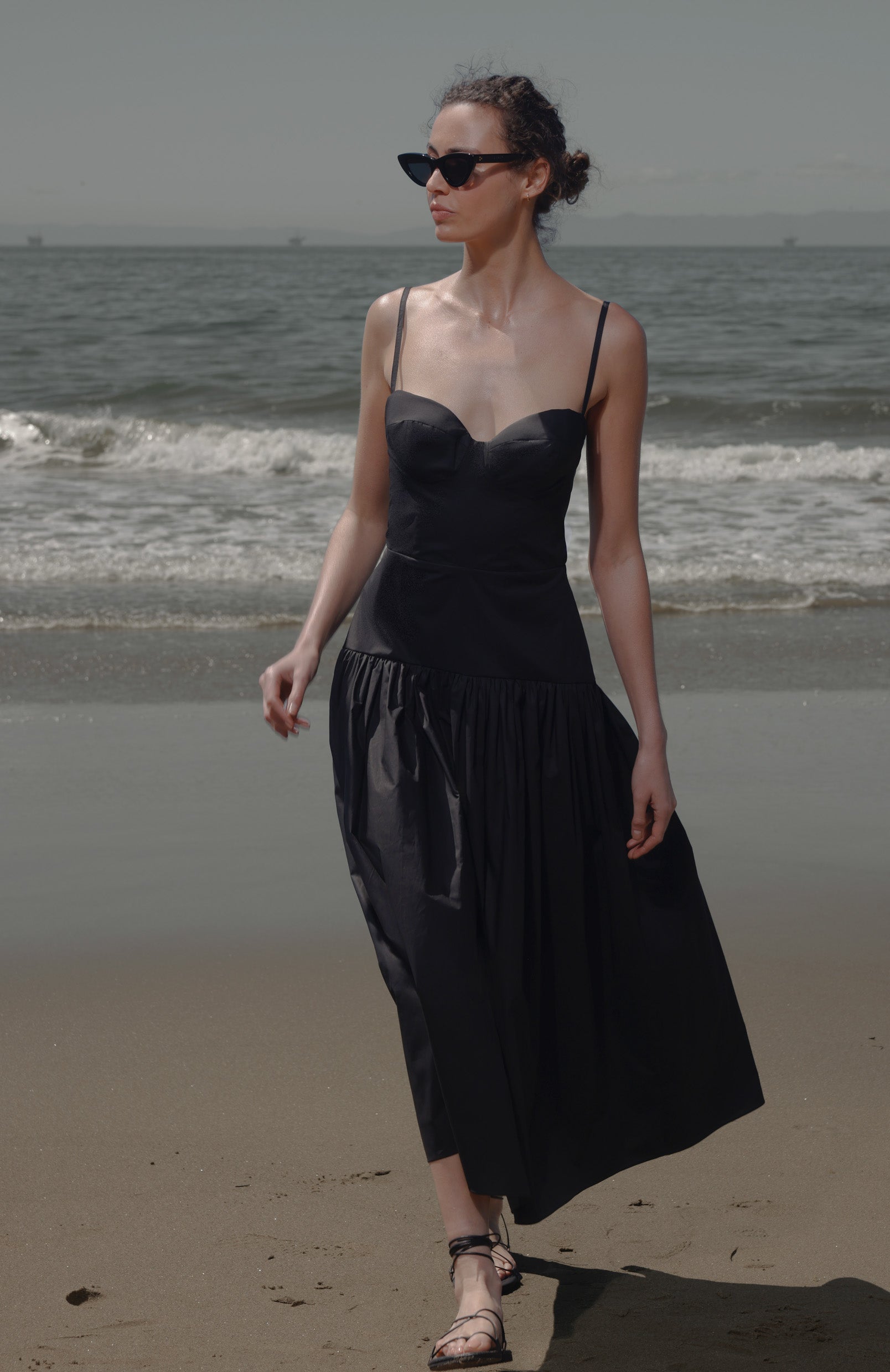 Petit Jardin - Black Shirting - Heidi Merrick